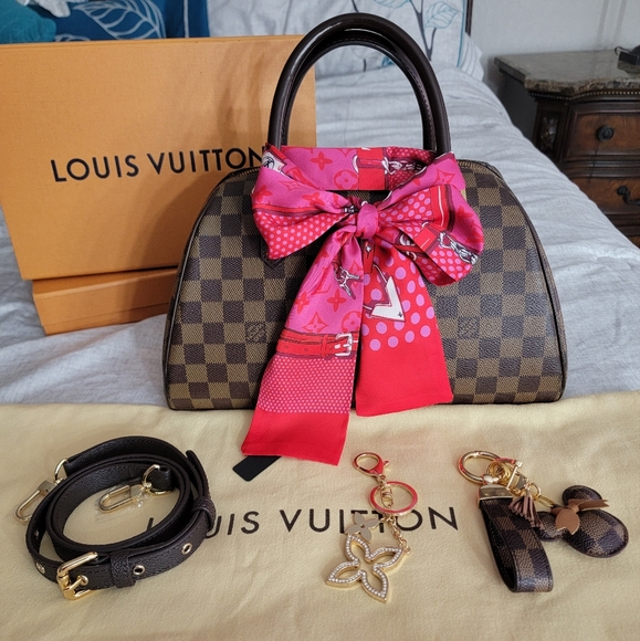 💕Louis Vuitton Damier Ebene Ribera MM💕 - Picture 3 of 17